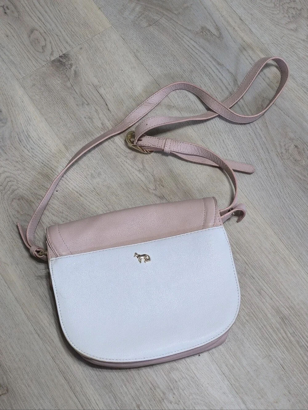 Pink & White Purse